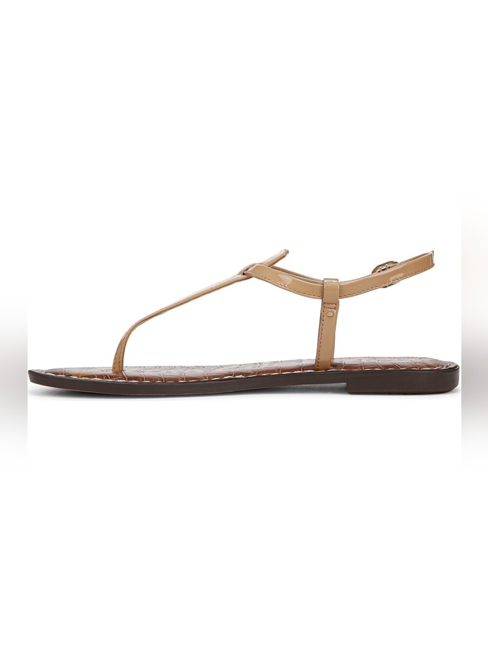 Sam Edelman Gigi Patent Leather T-Strap Sandals Tan Size 6 - Picture 6 of 16